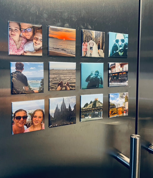 Set van 12 magneten 50x50 mm