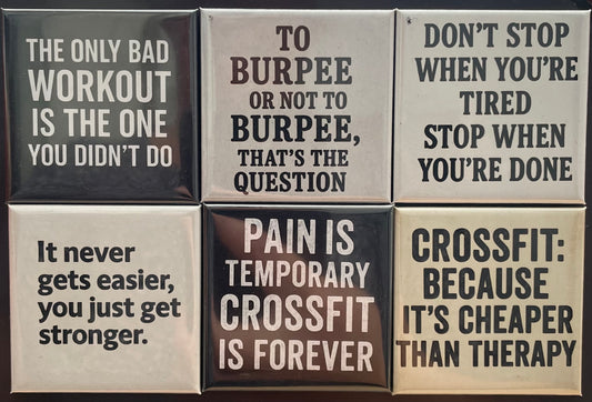 Crossfit quotes set engels