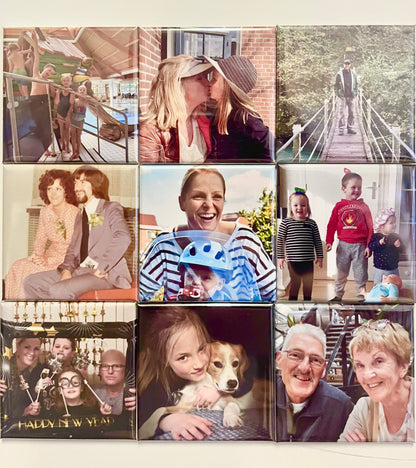 Set van 9 magneten 50x50 mm