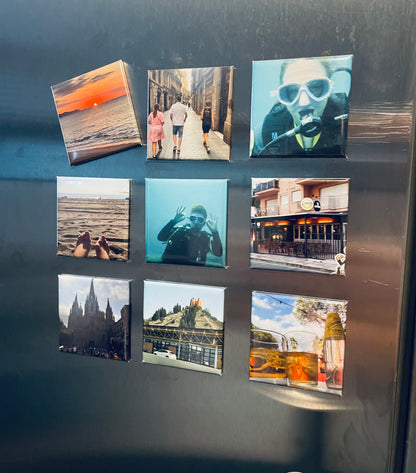 Set van 9 magneten 50x50 mm