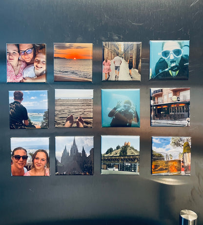 Set van 12 magneten 50x50 mm