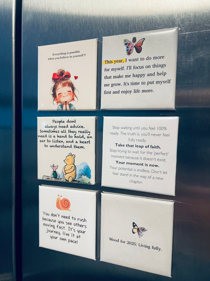 Set van 6 magneten 50x50 mm